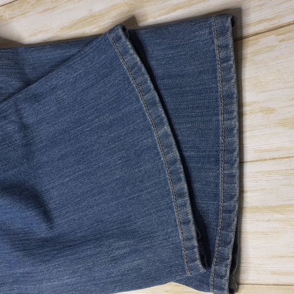Merona Low Rise Boot Medium Vintage Wash Blue Jeans 12 Medium - Picture 13 of 16